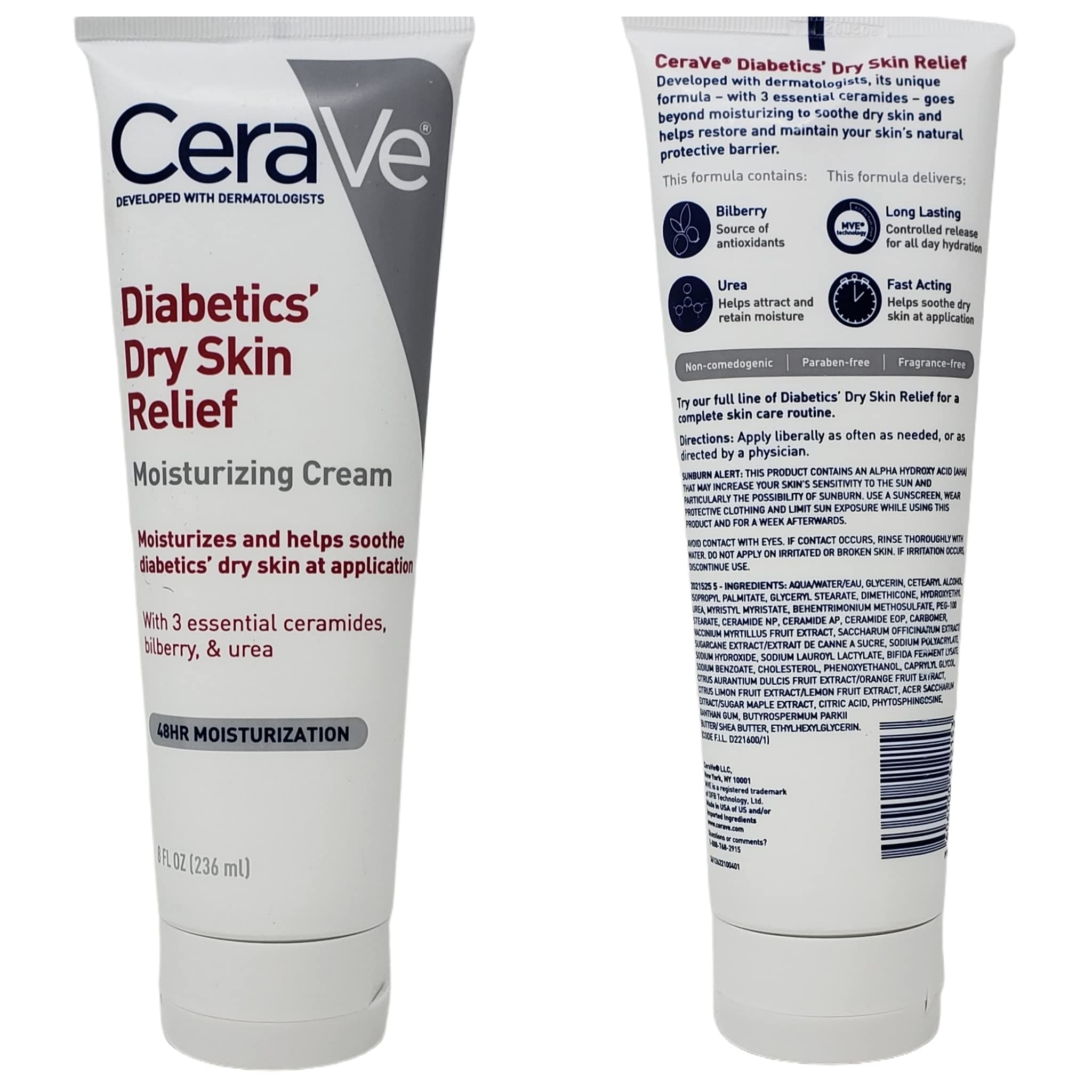 CeraVe Diabetics Dry Skin Relief Moisturizing Cream - Buy in Uganda | Kampala, Entebbe | Pink Haven Beauty Store