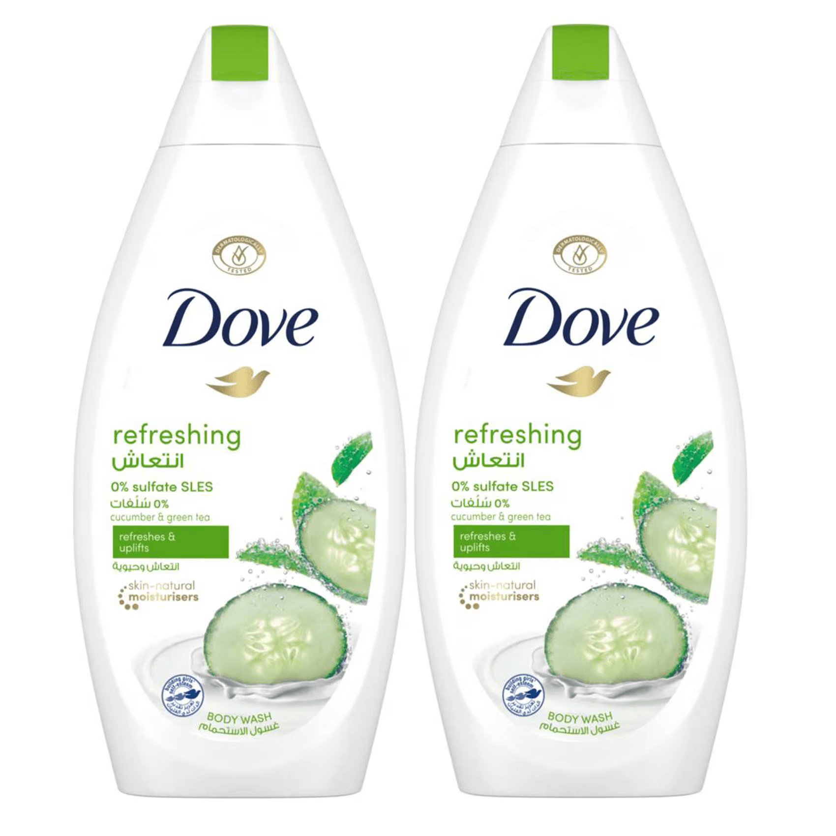 Dove Refreshing Cucumber & Green Tea Body Wash 500ml - Buy in Uganda | Kampala, Entebbe | Pink Haven Beauty Store